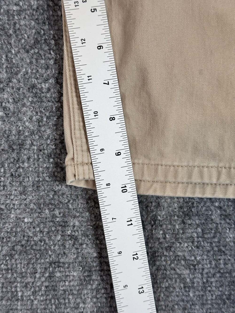 Carhartt Men’s Beige Canvas Cargo Shorts Cotton Relaxed Fit Faded Shorts Size 32 - Picture 5 of 10